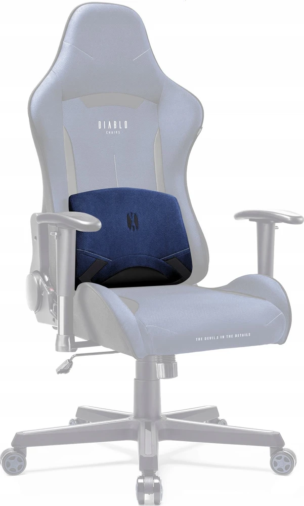 Diablo Chairs Diablo juosmens pagalvė Diablo X-Starter kėdei, tamsiai mėlyna