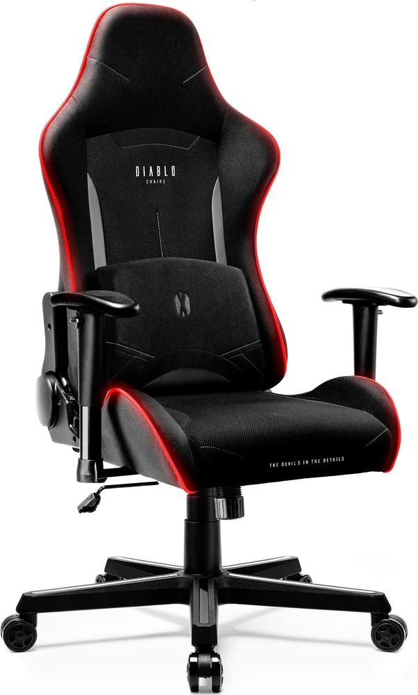 Diablo Chairs Diablo juosmens pagalvėlė Diablo X-Starter kėdei, juoda