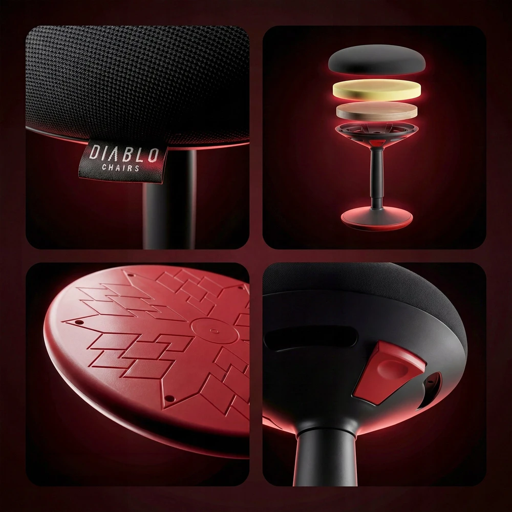 Diablo Chairs „Diablo“ kėdės „Diablo X-Core“ balansuojanti stalo kėdė