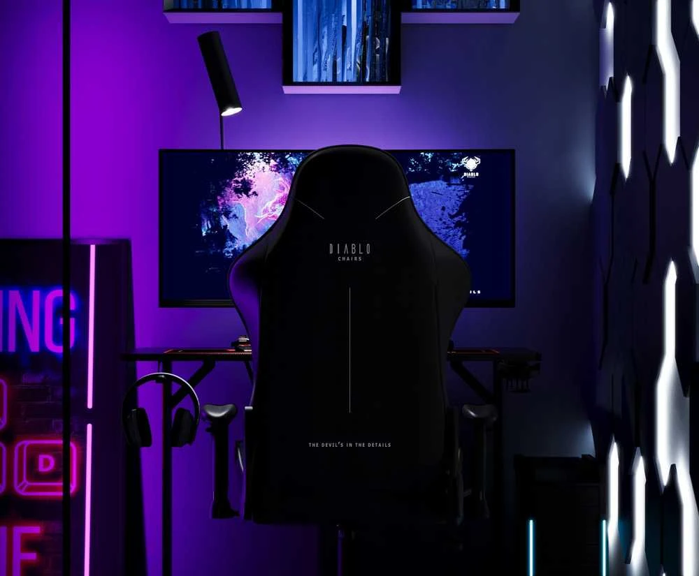 Diablo Chairs Diablo X-Starter Gaming chair Navy mėlynas