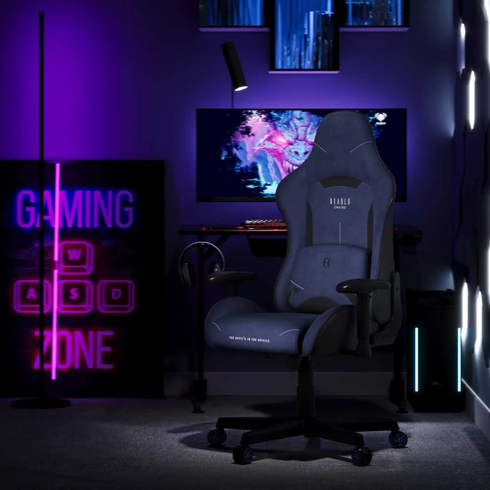 Diablo Chairs Diablo X-Starter Gaming chair Navy mėlynas
