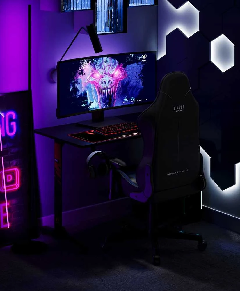 Diablo Chairs Diablo X-Starter Gaming chair Navy mėlynas