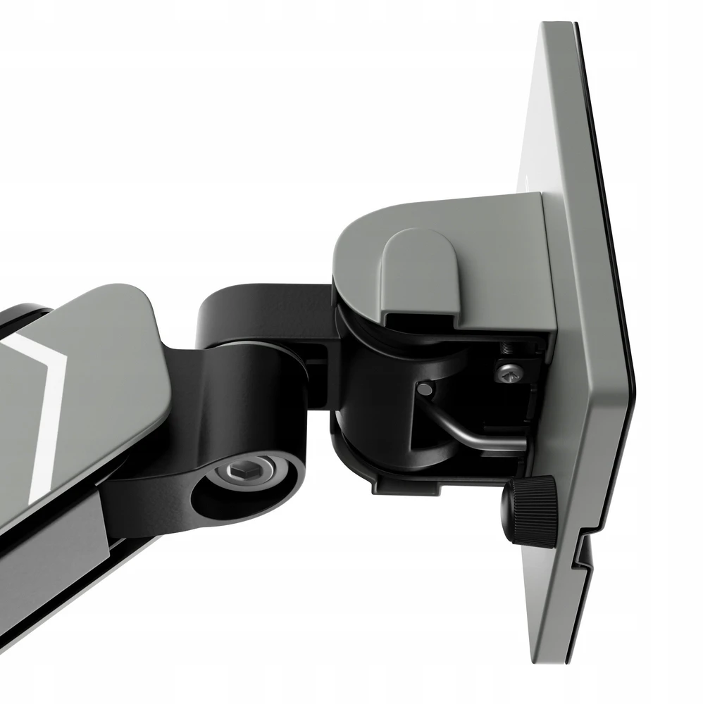 Diablo Chairs Diablo dvigubas monitoriaus laikiklis 49 colių ekranams | Pilka-juoda RGB X-Arm Dual