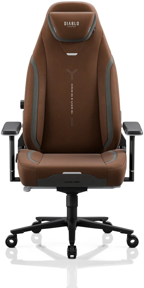 Diablo Chairs Diablo X-Eye Prime – normalaus dydžio cinamono rudos spalvos ergonominė kėdė