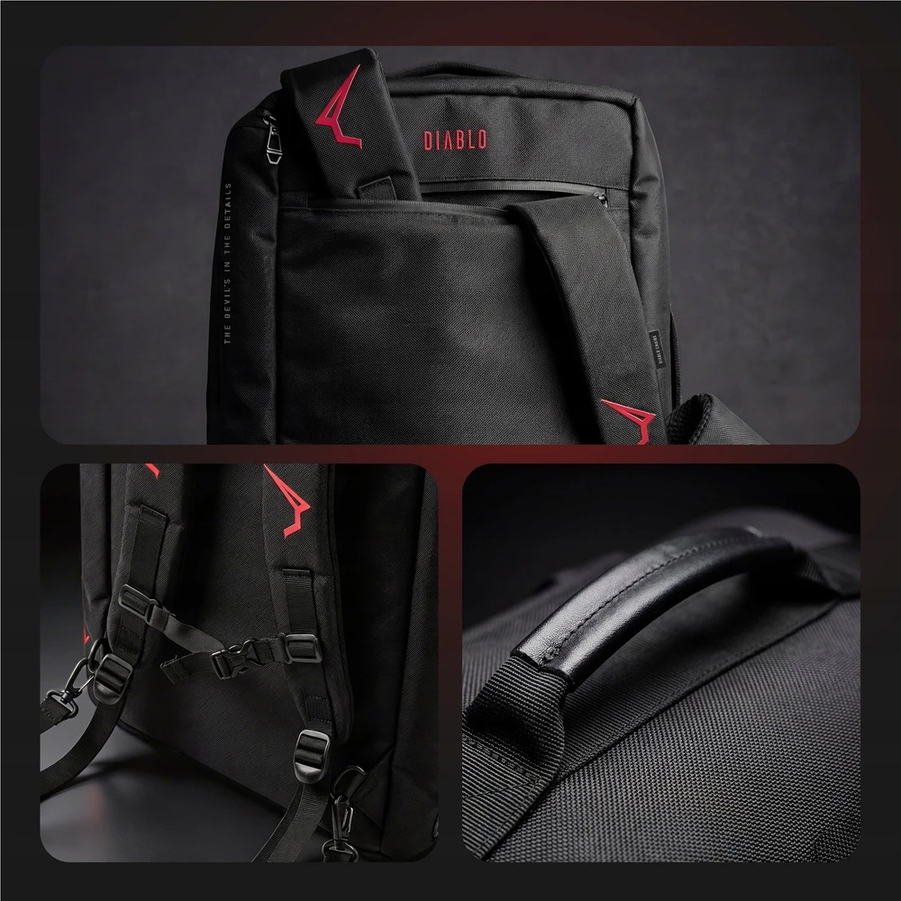 Diablo Chairs Sports Bag krepšys juodos spalvos