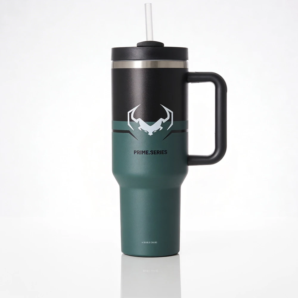 Diablo Chairs Termo puodelis su laikikliu žalia Diablo Ghotic Žalias