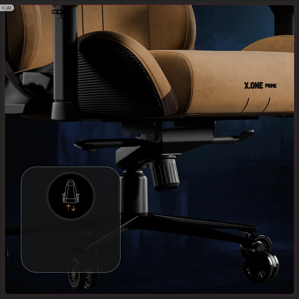 Diablo Chairs Diablo X-One Prime Normal Size - Camel Brown ergonominė kėdė