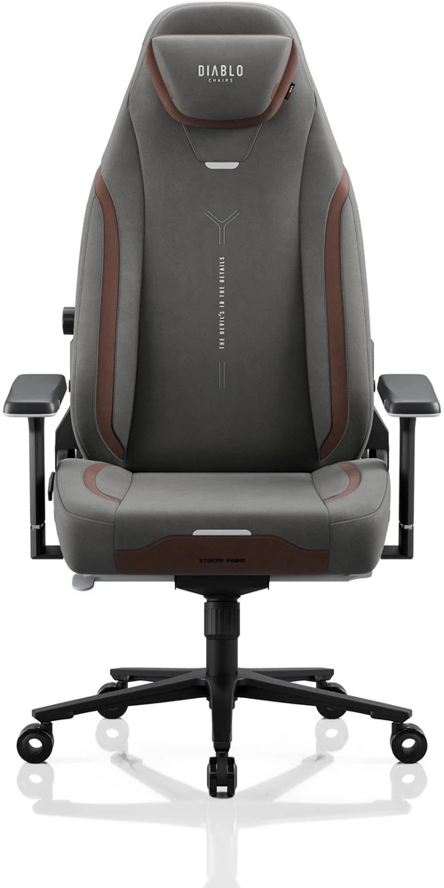 Diablo Chairs Diablo X-Eye Prime - Normal Size Prime Stone Pilkas ergonominė kėdė