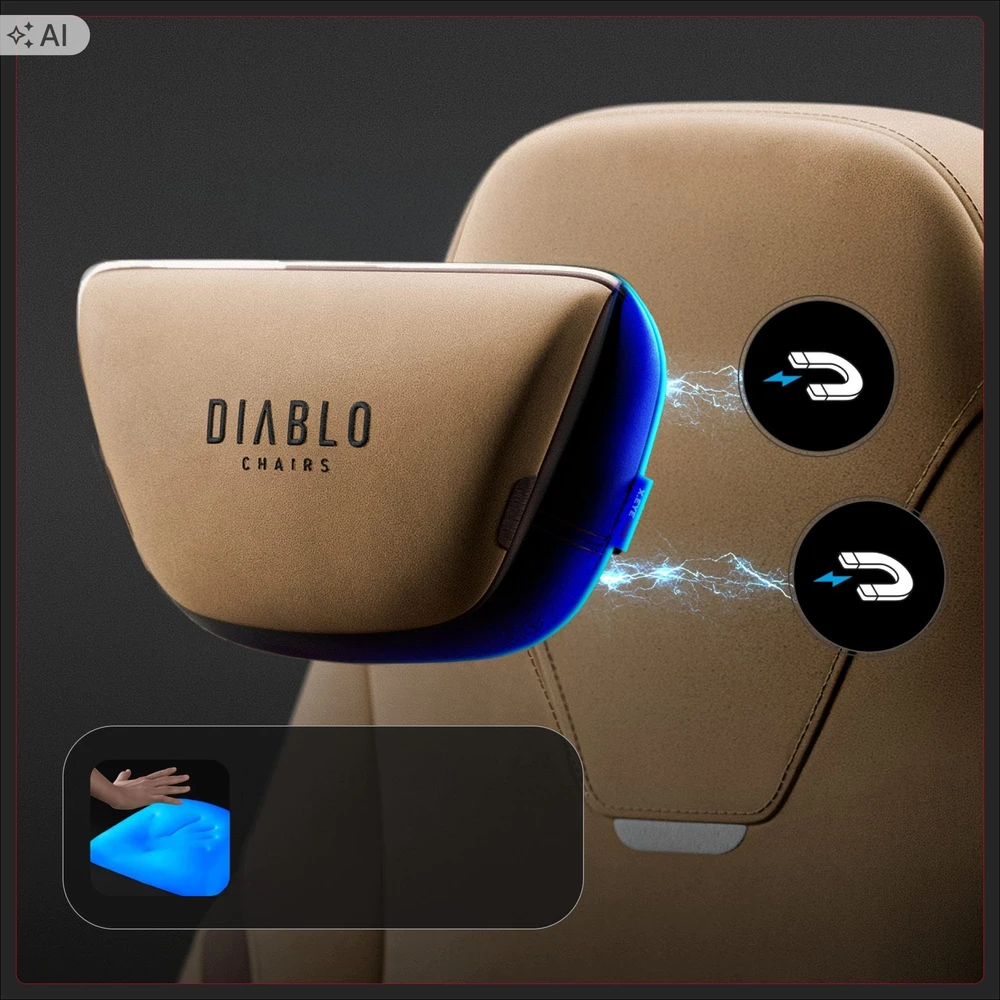Diablo Chairs Diablo X-Eye Prime - Normal Size Camel Brown ergonominė kėdė
