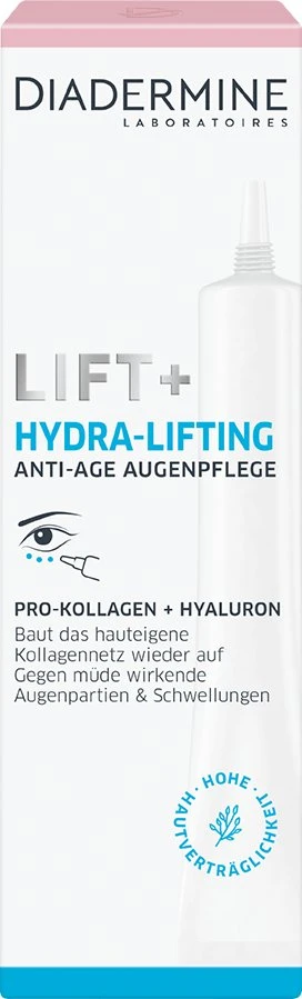 Diadermine Lift+ Hydra-Lifting Anti-Age Paakių kremas Paakių kremas