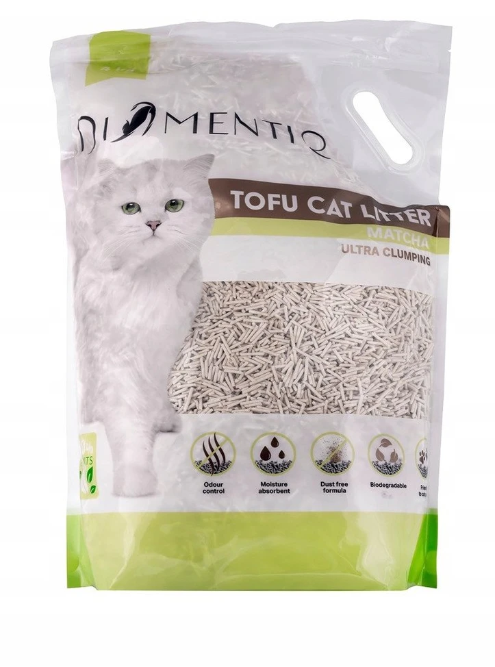 DIAMENTIQ Tofu Matcha Ultra gumulėlių kraikas augaliniu pagrindu 4kg
