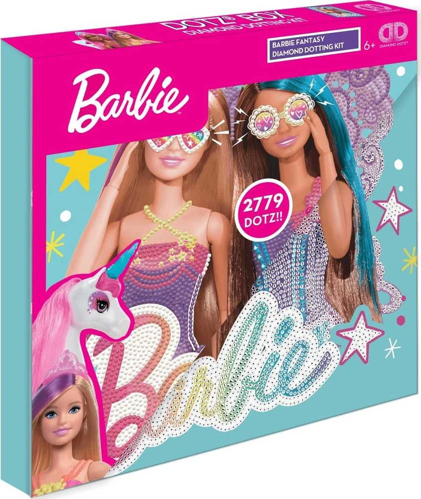 Diamond Dotz DIAMOND DOTS kūrybinis rinkinys piešimas deimantais Barbie Fantasy, 2779 deimantai, DBX.093