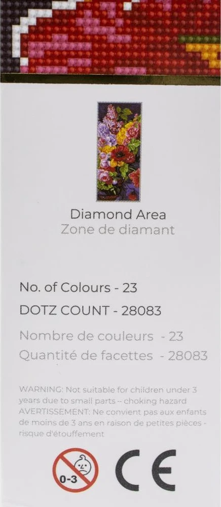 DIAMOND DOTZ Deimantinis siuvinėjimas Romantiška puokštė 40x80cm DD10046