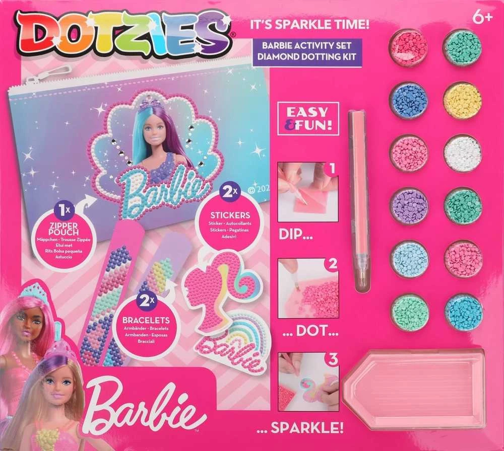 Diamond Dotz DIAMOND DOTS kūrybinis rinkinys piešimas deimantais Barbie, DTZ10.011