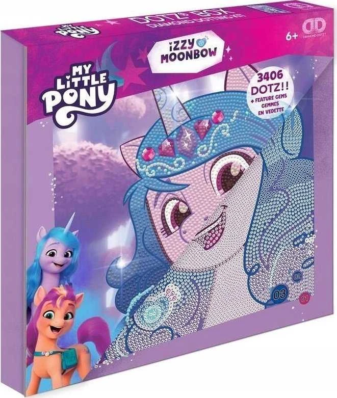 Diamond Dotz DIAMOND DOTS kūrybinis rinkinys piešimas deimantais My Little Pony Izzy Moonbow, 3406 deimantai, DBX.091