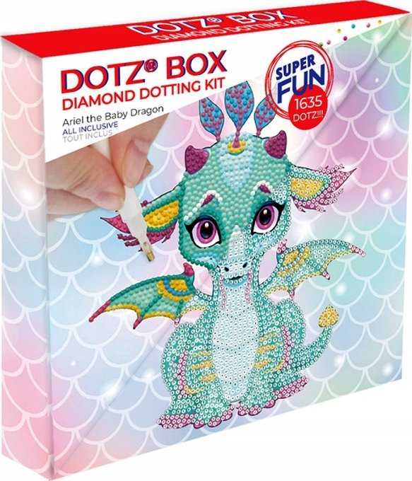 DIAMOND DOTZ DIAMOND DOTZ DOTZ DĖŽĖ ARIEL DRAKONO KŪDIKIS