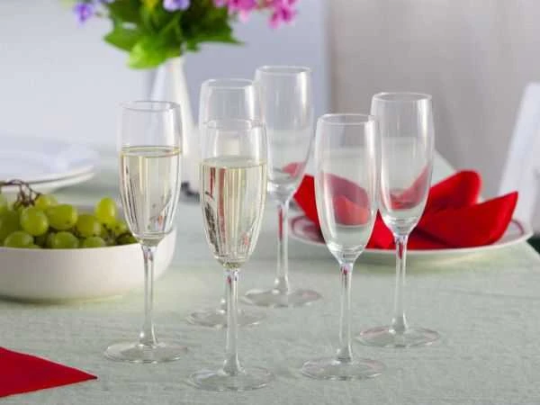 Diamond Deimantinis šampano taurių rinkinys, 6 vnt., 180 ml