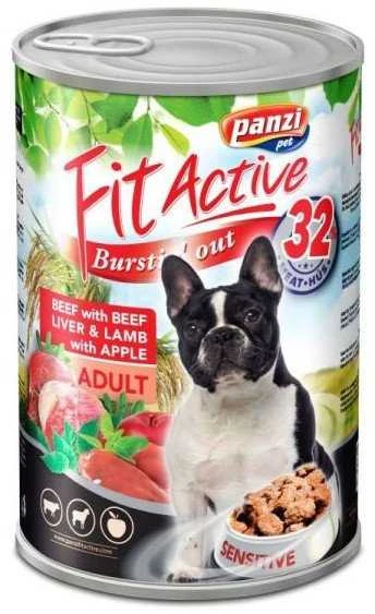 Fit Active Fit_Active KONSERVUOTAS ĖDALAS ŠUNIMS „FITACTIVE ėriena“ 1240 G