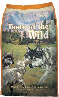 Taste of the Wild High Prairie Puppy sausas begrūdis šunų maistas su bizoniena ir elniena mažiems šuniukams, 2kg