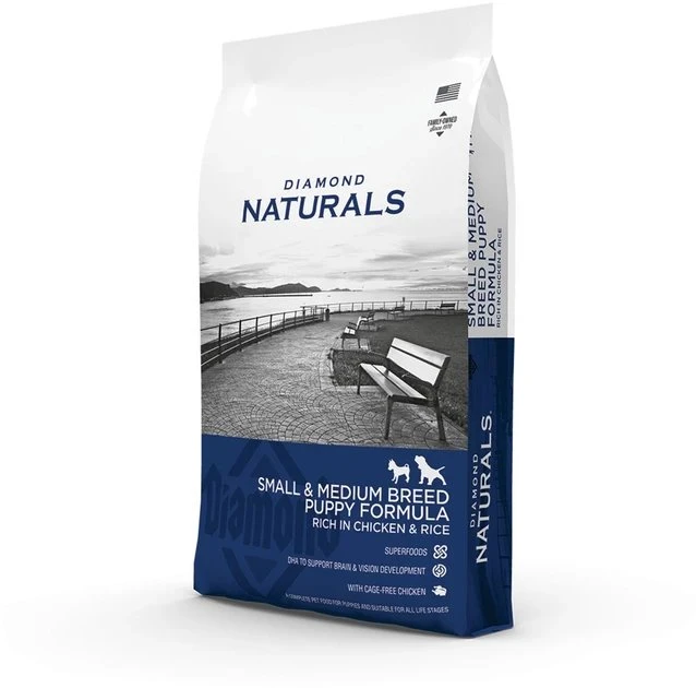 DiamondSky Diamond Naturals* Small & Medium puppy vištiena ir ryžiai 2kg