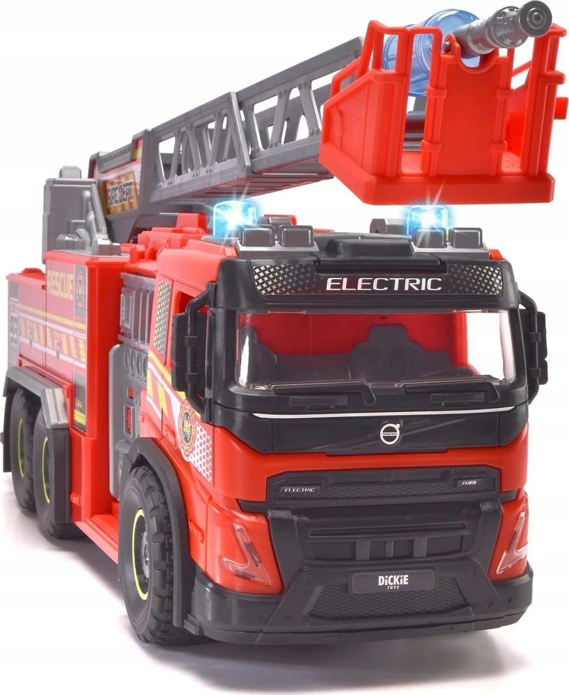 Gelbėjimo automobilis Dickie Volvo Big Raudona Fire Engine, 51 cm
