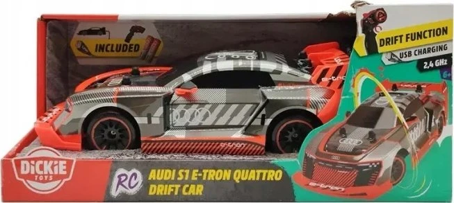 Dickie Dickie RC Audi S1 E-Tron Quattro 2,4 GHz, 1:16 201106011