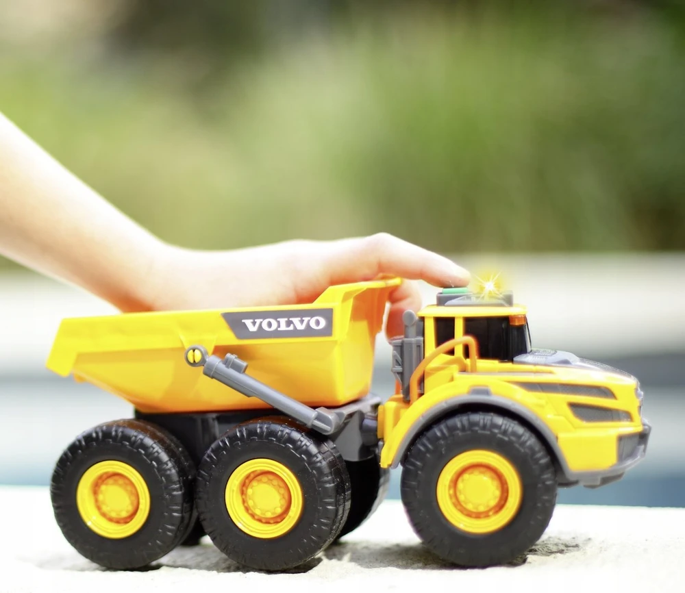 Dickie Toys - Volvo savivartis su šarnyriniu priekaba (203723007)
