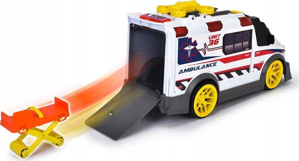 Dickie Toys Interaktyvūs greitosios pagalbos ir Dickie žaislų priedai Šviesa Garsas