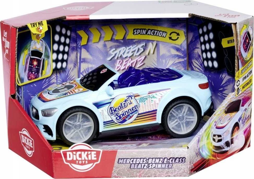Dickie Automobilis Muzikinis besisukantis interaktyvusis Mercedes-Benz mėlynasis kabrioletas su šviesa ir garsu