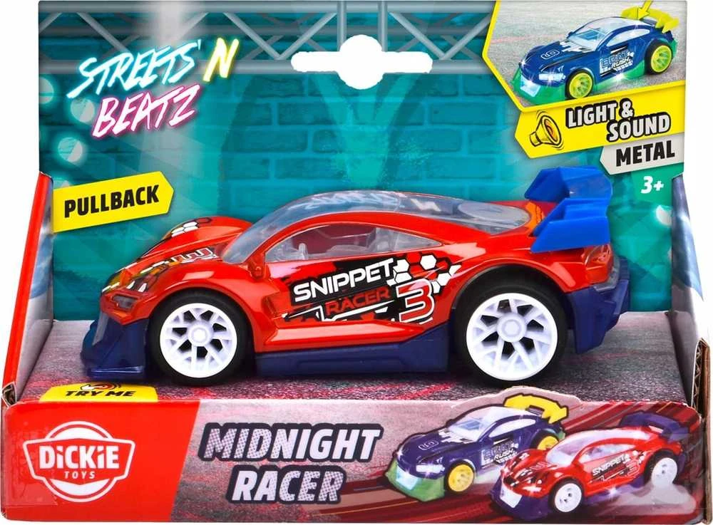 Dickie Streets N Beatz interaktyvus lenktyninis automobilis su Sound Light muzikos sistema