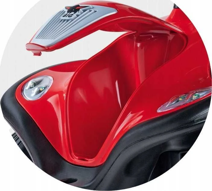 Didelis BIG Bobby automobilis Next 2.0 raudonas