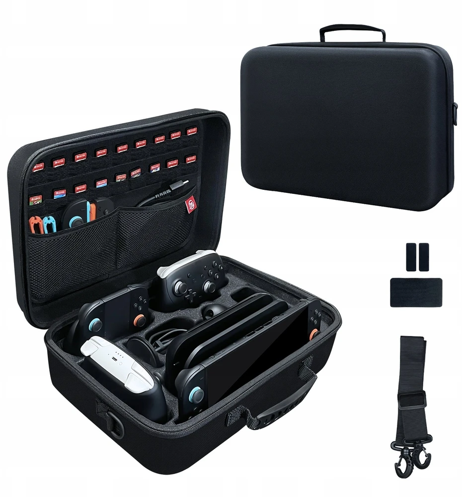 JYS Dėklas Didelis Krepšys Lagaminas Futliaras Dėklas Standus Eva Case Nintendo Switch 2 / Ns 2 / Jys-ns2323