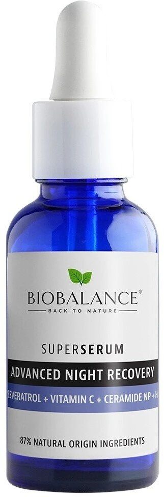 Bio Balance Advanced Night Recovery Repairing & Brightening Day & Night Serum For Face, 30 ml