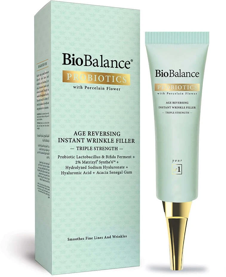 Bio Balance Age Reversing Instant Wrinkle Filler Hydrating Plumping & Smoothing Day & Night Serum For Face & Eyes, 30 ml