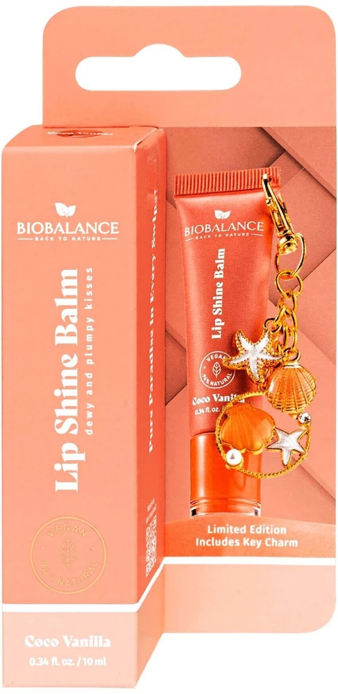 Bio Balance Coco Vanilla Hydrating & Volumizing Lūpų balzamas, 10 ml