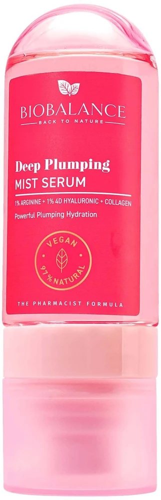 Bio Balance Deep Plumping drėkinamasis ir stangrinantis purškalas veidui, 80 ml