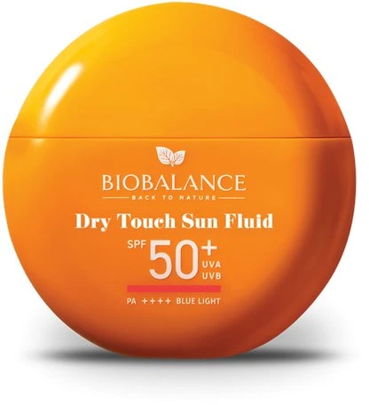 Bio Balance Dry Touch matinantis ir apsauginis veido kremas nuo saulės SPF 50+, 40 ml