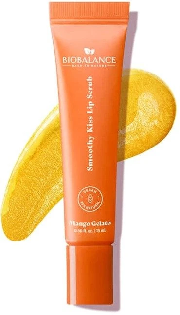 Bio Balance Mango Gelato Exfoliating Lūpų balzamas, 15 ml
