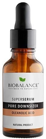 Bio Balance Porų mažinimo valomasis ir matinantis dieninis bei naktinis veido serumas, 30 ml