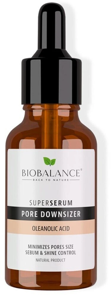 Bio Balance Porų mažinimo valomasis ir matinantis dieninis bei naktinis veido serumas, 30 ml