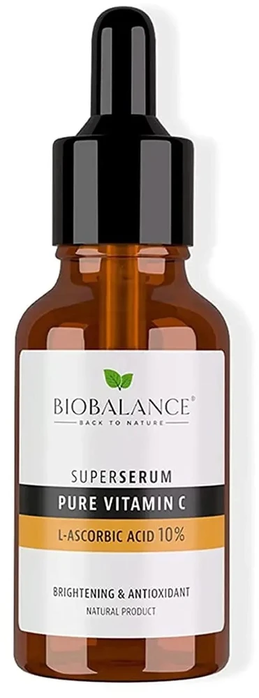 Bio Balance Pure Vitamin C Brightening & Anti-Aging Day & Night Serum For Face & Neck, 30 ml