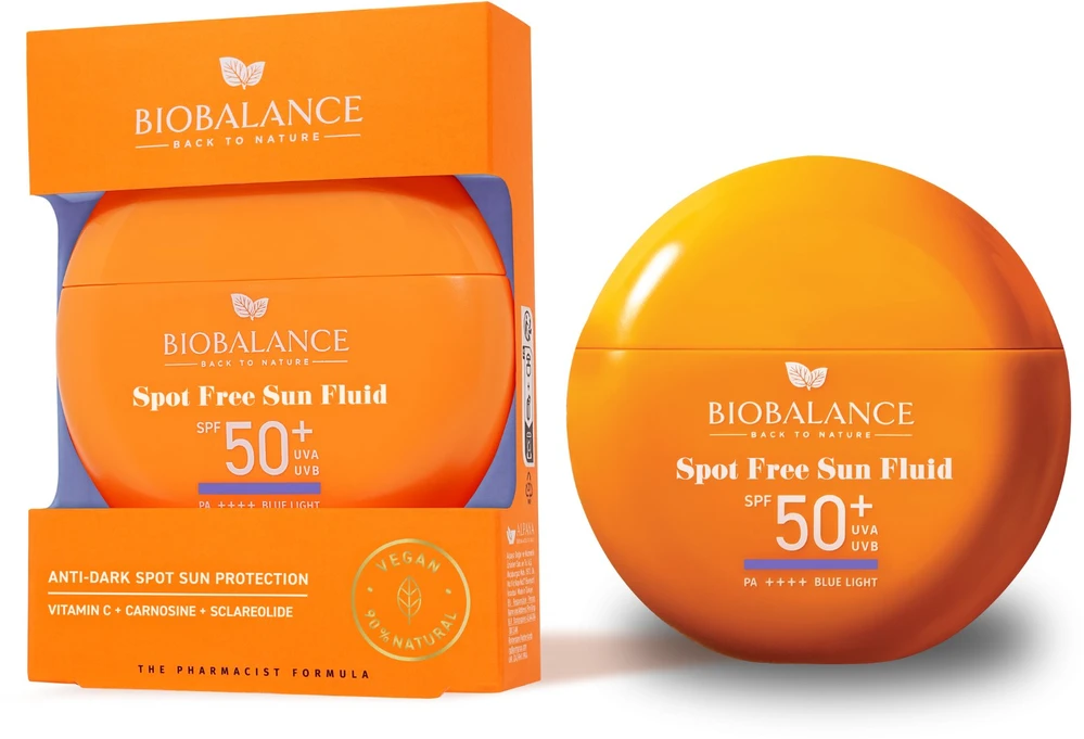Bio Balance Spot Free Sun Brightening & Protecting Before Sun Exposure Fluid For Face SPF 50, 40 ml