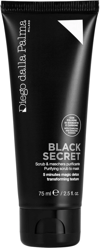 Diego Dalla Palma Juodas Secret valomasis kūno šveitiklis, 75 ml