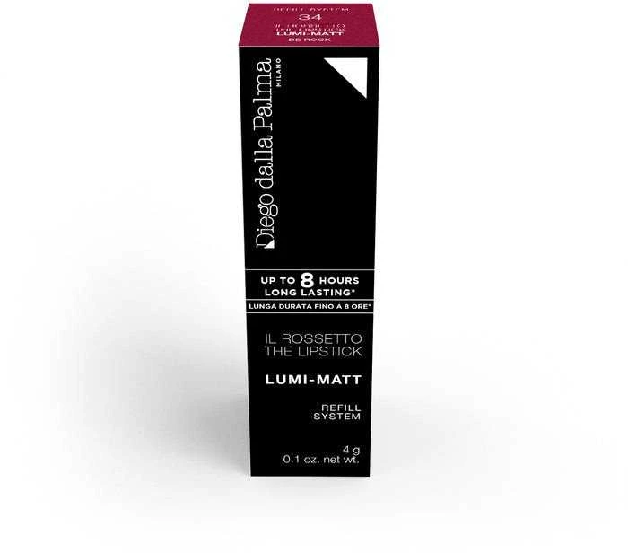 Diego Dalla Palma, The Lipstick Lumi-Matt, Kreminis Lipstick, 34, Refill, 3.5 g