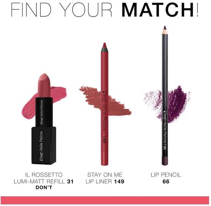 Diego Dalla Palma, The Lipstick Lumi-Matt, Kreminis Lipstick, 31, Refill, 3.5 g