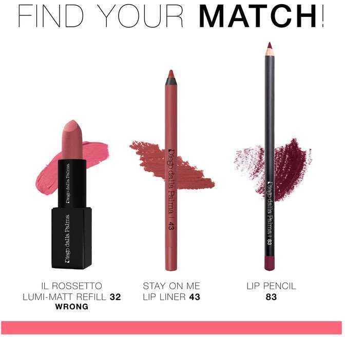 Diego Dalla Palma, The Lipstick Lumi-Matt, Kreminis Lipstick, 32, Refill, 3.5 g