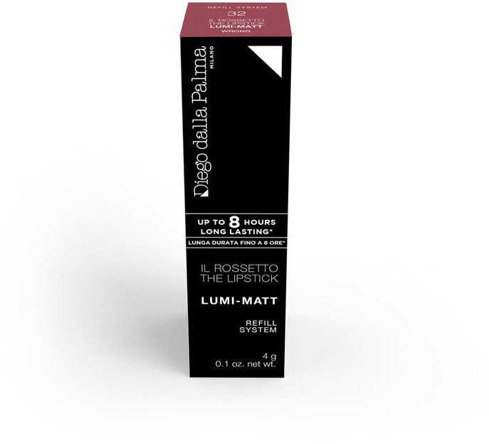 Diego Dalla Palma, The Lipstick Lumi-Matt, Kreminis Lipstick, 32, Refill, 3.5 g