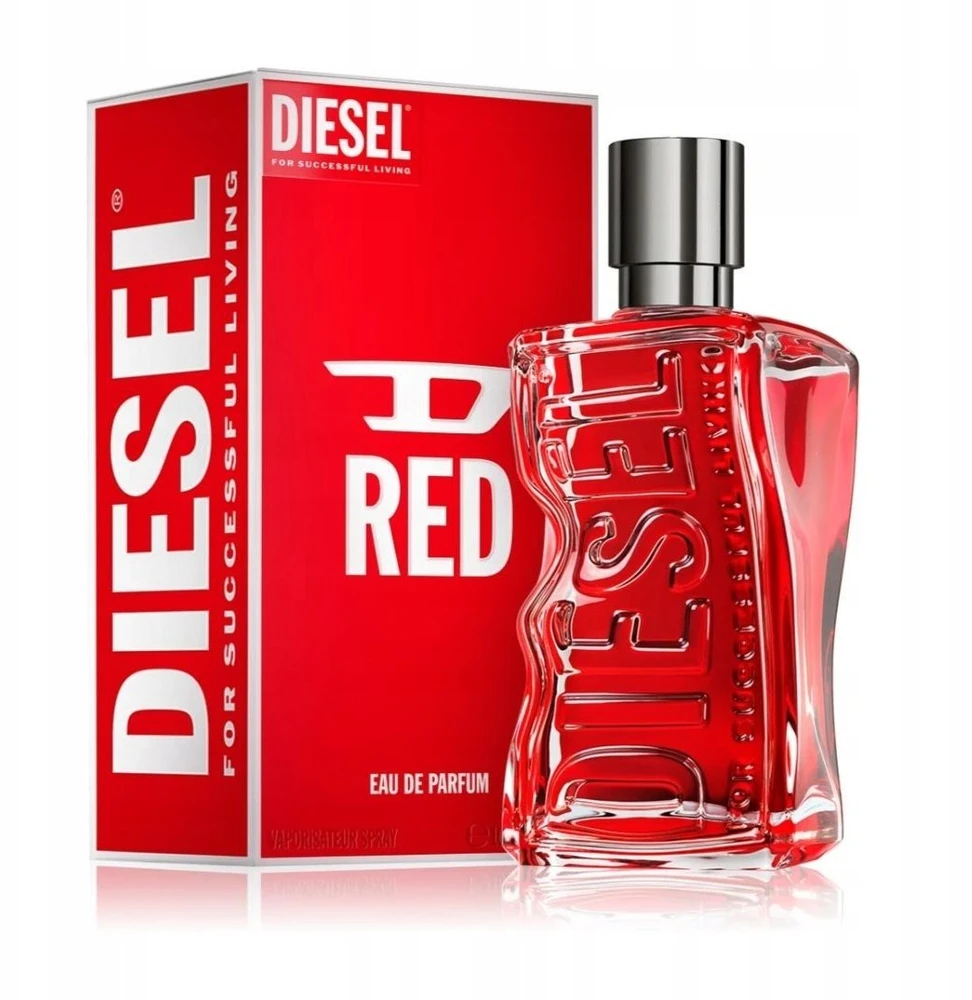 Diesel D Raudona EDP parfumuotas vanduo unisex, 100 ml