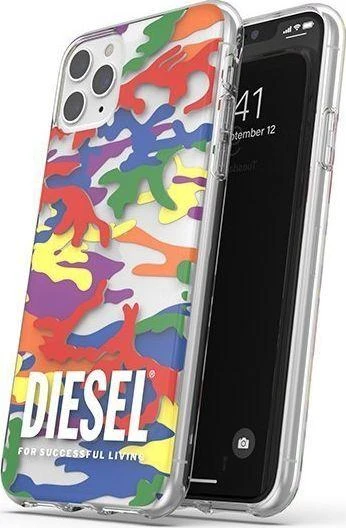Diesel skaidrus Dėklas Pride Camo AOPApple iPhone 12 Pro Max multikolor colorful 44333