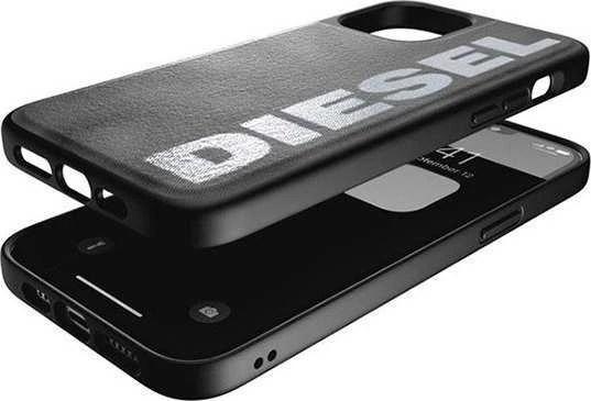Diesel Moulded Dėklas Bleached DenimApple iPhone 12 12 Pro szaro-baltos spalvos pilkas-baltos spalvos 44297